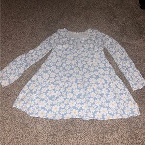 Altard State Blue and White Floral Dress Womens Size Medium